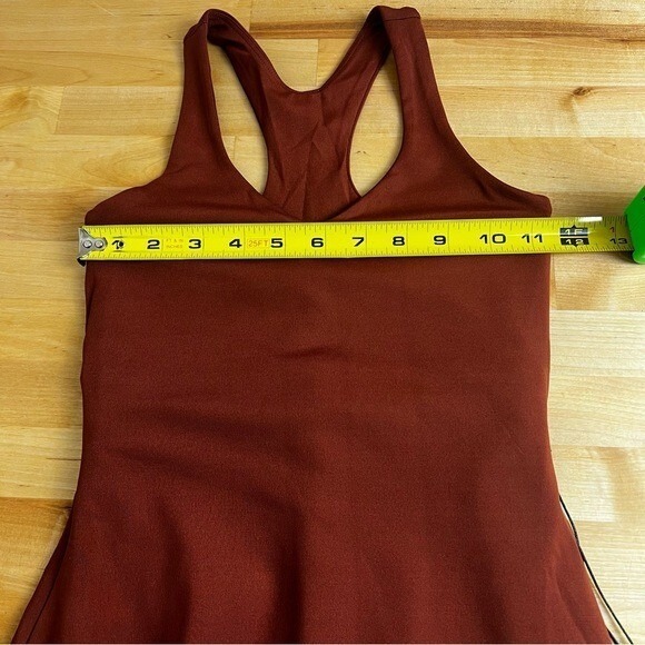 NEW Girlfriend Collective Lola Active Dress w Shorts Mohagany Brown Size XXS - Picture 9 of 10